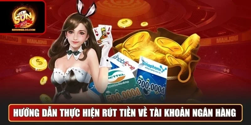 Hướng dẫn thực hiện rút tiền về tài khoản ngân hàng