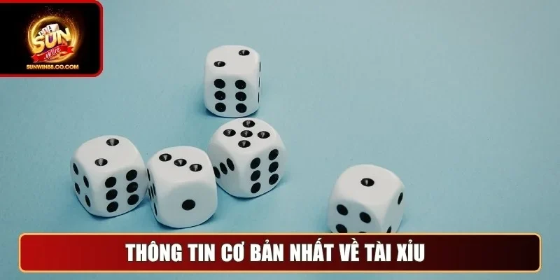Thông tin cơ bản nhất về tài xỉu 